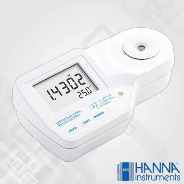 HI96800 Digital Refractometer|Refraktometer Digital HANNA INSTRUMENT HI96800|HI96800 Digital Refractometer Refractive Index Brix|Refraktometer Digital HANNA INSTRUMENT HI96800