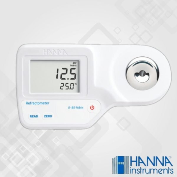 Refraktometer Digital HANNA INSTRUMENT HI96801|HI96801 Digital Refractometer for Brix Measurement in Food|Refraktometer Digital HANNA INSTRUMENT HI96801