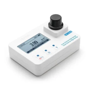 Fotometer portabel Hanna Instruments HI97734 untuk mengukur klorin bebas dan total HR