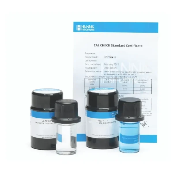 hanna-instruments-hi97714-11-standar-validasi-sianida-untuk-kalibrasi-hi-97714-cyanide-photometer HI97714-11 Hanna Instruments CAL Check Standard Set 0.0 & 0.100 ppm - Image 1