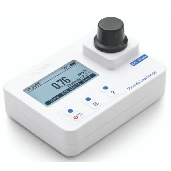 Hanna Instruments HI97729 - Tampak Produk Hanna Instruments HI97729 fotometer fluorida portabel untuk pengukuran kadar fluorida dalam air