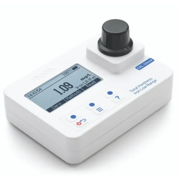 Hanna Instruments HI97741 fotometer portabel pengukur zat besi dan kesadahan total air